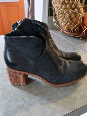 A.S 98 Blue Leather Boots